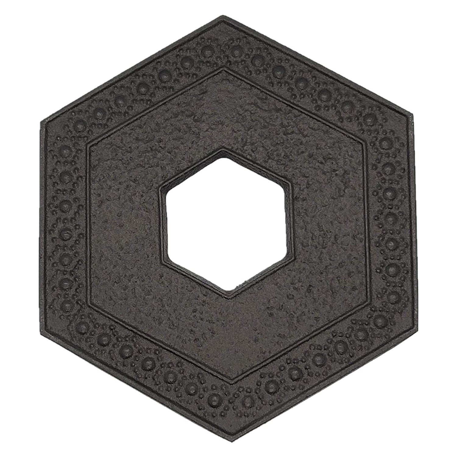 Premium Iwachu Nambu Cast Iron Kikko Pot Mat - Traditional Japanese Design for Hot Pots, Pans & Cookware - Perfect for Dining Tables, Kitchen Countertops & Stovetop Protection