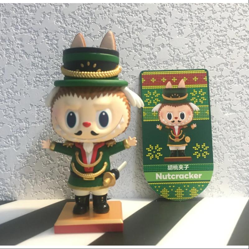 Labubu The Monsters Let's Christmas Series Nutcracker Collectible Figure - Cute Holiday Decor for Christmas Tree, Shelf Display & Gift Giving