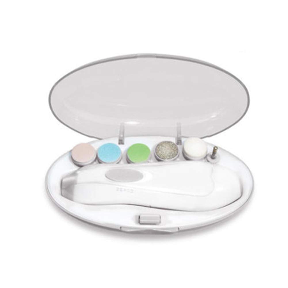 Safe & Quiet Baby Electric Nail Trimmer - Gentle Baby Nail Clipper for Newborns & Toddlers - Painless Fingernail & Toenail Care Kit - Perfect for Home Use & Travel Baby Grooming