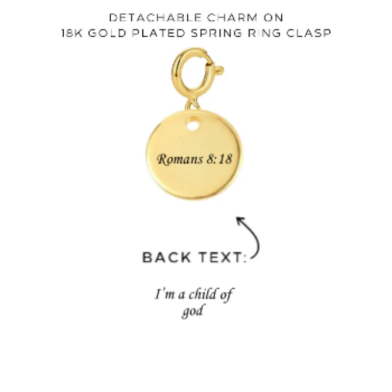 Personalized Engraved Charms with Detachable Clasp - Custom Name Jewelry for Necklaces & Bracelets - Perfect for Gifts, Anniversaries & Special Occasions - $12.00