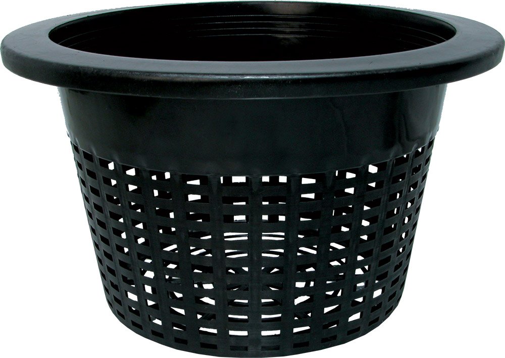 Hydrofarm HG10MESHPOT 10-Inch Mesh Bucket Basket Lid - Durable Plant Container Cover for Hydroponics, Aquaponics & Indoor Gardening