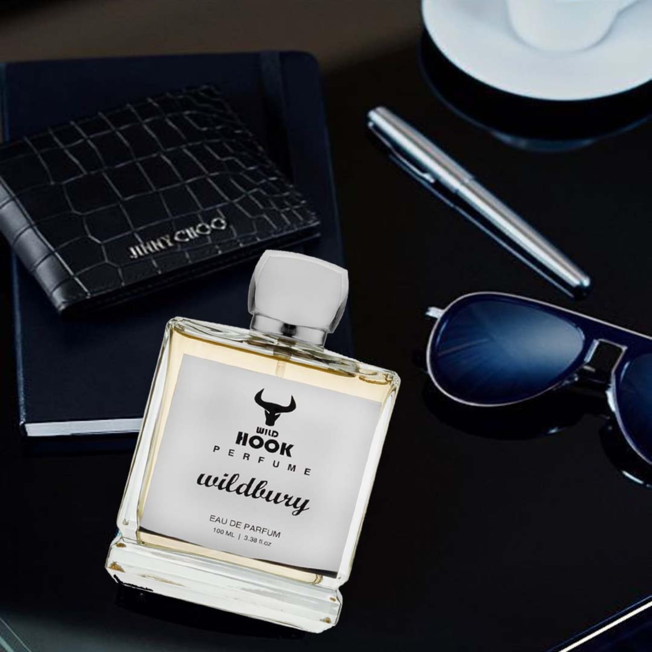 Wild Hook Wildbury II Eau De Parfum for Men - Long Lasting Cologne | Date Night & Evening Fragrance | Body Spray & Classic Gift for Him (100ml) | Perfect for Romantic Occasions, Special Events & Daily Wear
