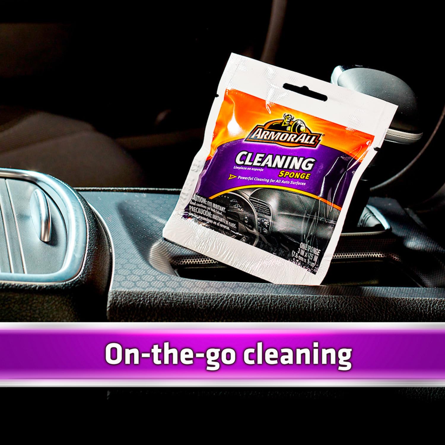 Armor All Car Wash Sponge - Premium Cleaning Sponge for Cars, Trucks & Motorcycles | Gentle Scratch-Free Wash for Paint & Windows | Perfect for Hand Washing, Detailing & Auto Care