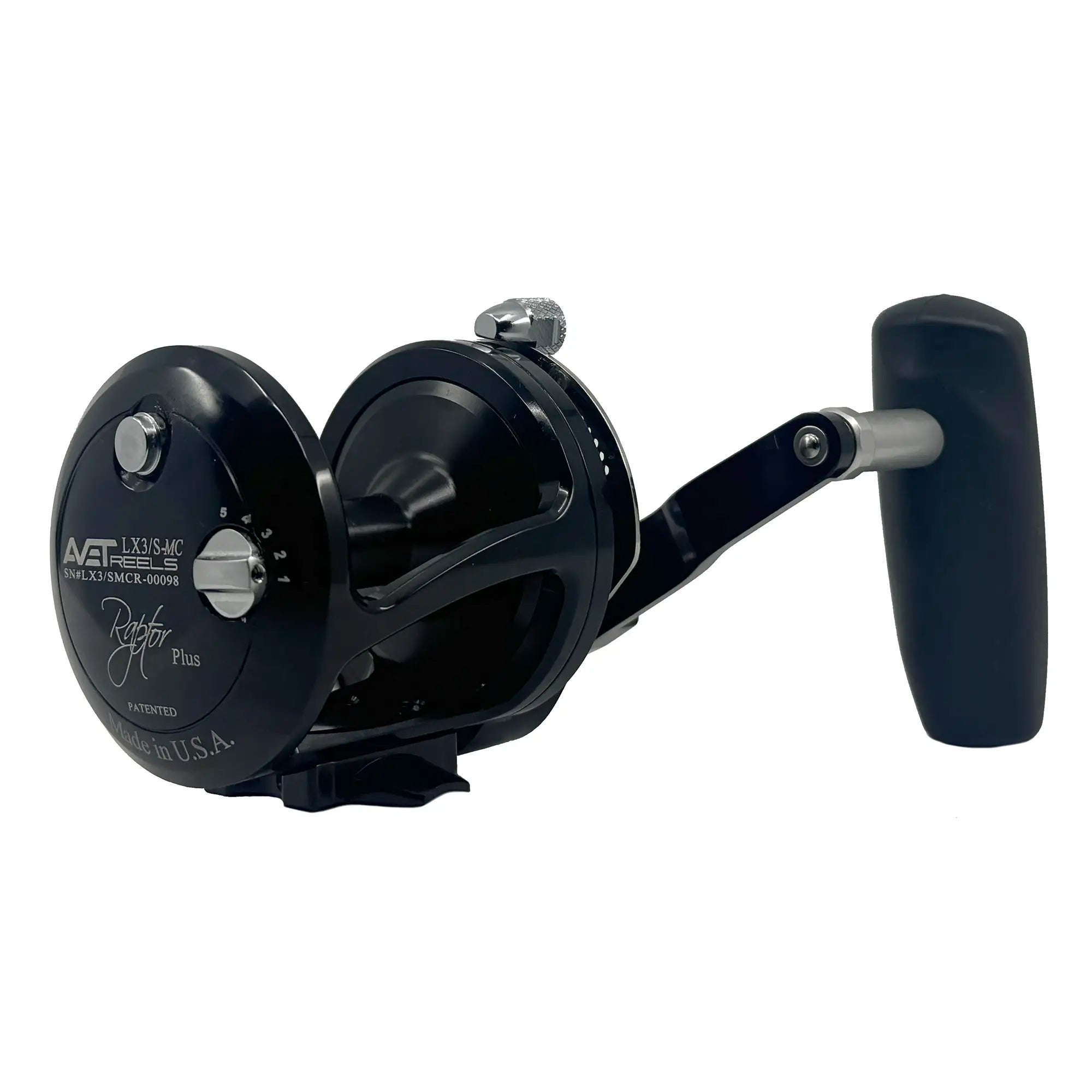 Avet LX Raptor Plus 3-Speed MC Saltwater Fishing Reel - High Performance Offshore & Big Game Fishing Reel for Tuna, Marlin & Deep Sea Fishing