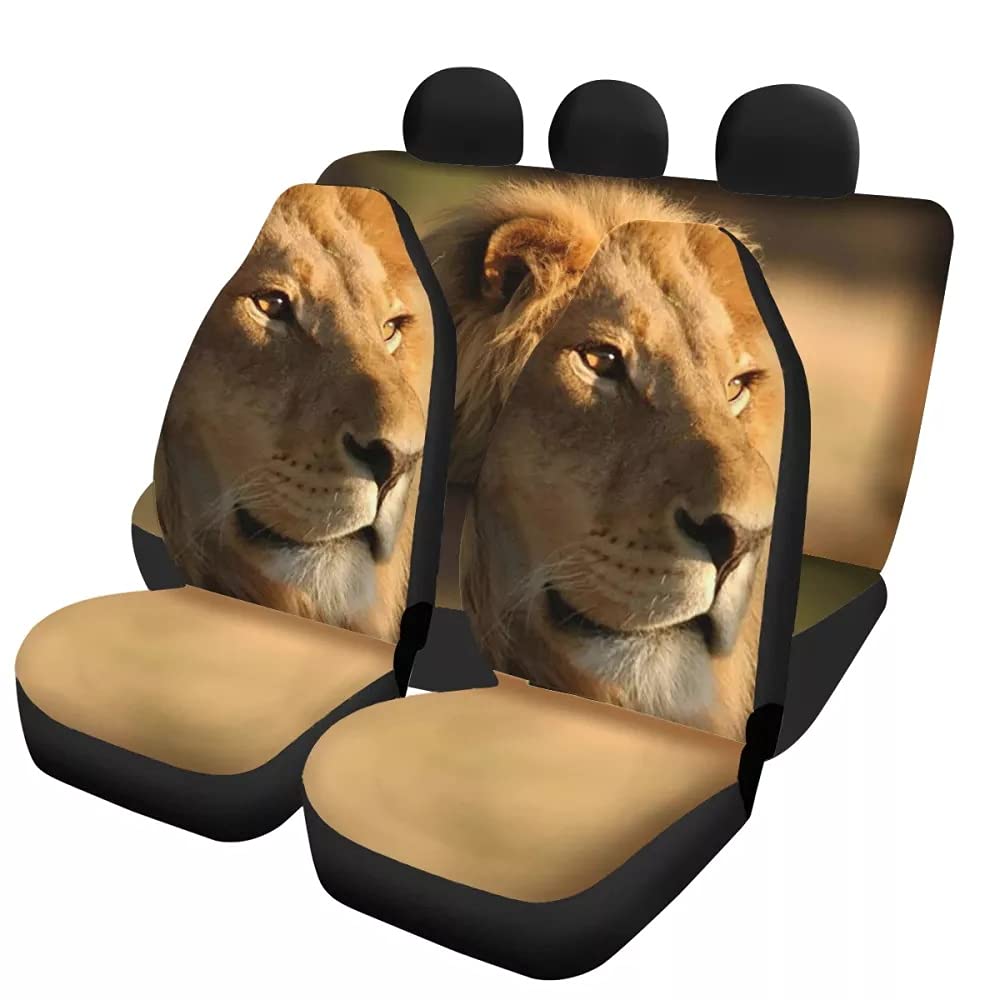 Universal Car Seat Covers Full Set for Most Cars, SUVs & Trucks - Front & Back Protection