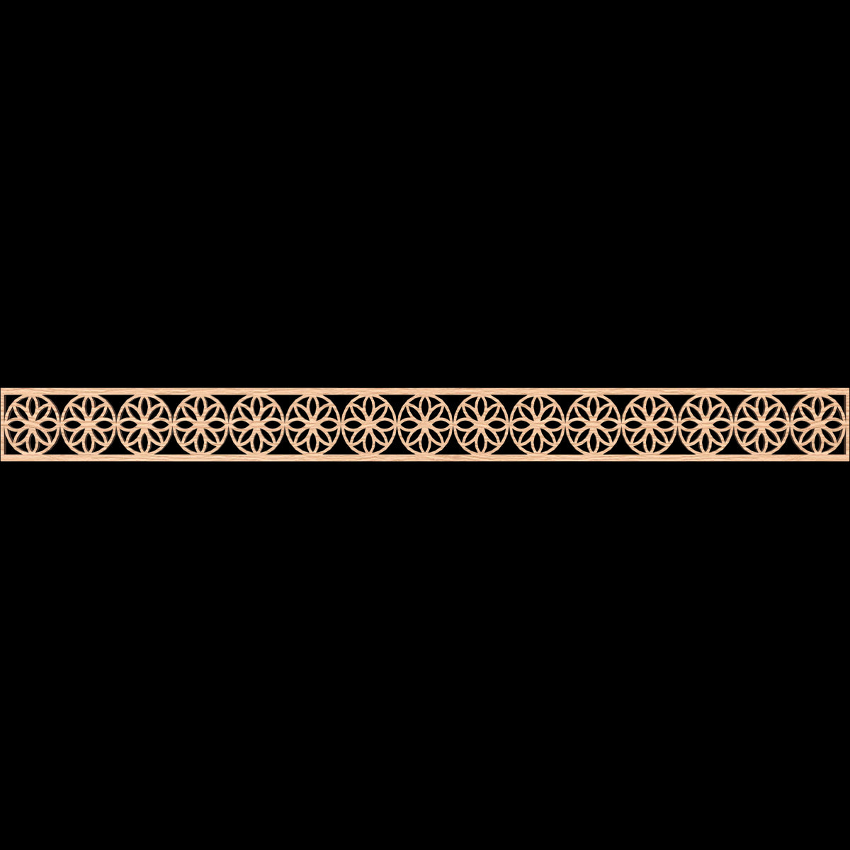 Blume Fretwork Moulding - Decorative Wood Trim for Home & Furniture DIY Projects | Perfect for Crown Molding, Wall Paneling & Cabinet Accents
