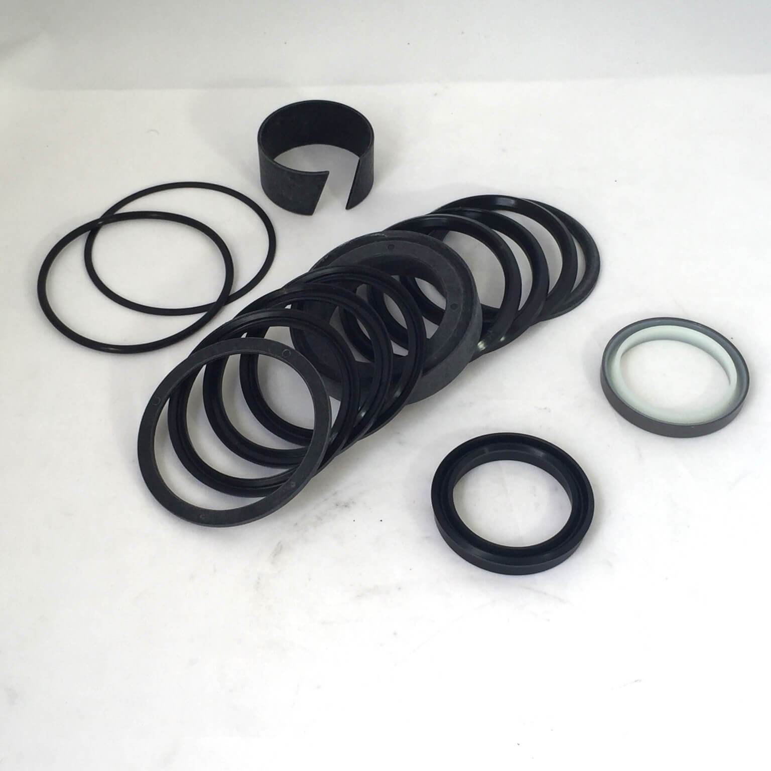 1150B Dozer Angle Cylinder Seal Kit - 2-Piece Piston Seal Replacement for Caterpillar Case 1150B Bulldozers - Heavy Duty Construction Equipment Repair Parts