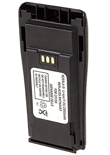 Rechargeable 7.2V 2500mAh Li-Ion Battery for Motorola EP450 Two-Way Radio - Perfect for Business Communication, Security, and Outdoor Activities