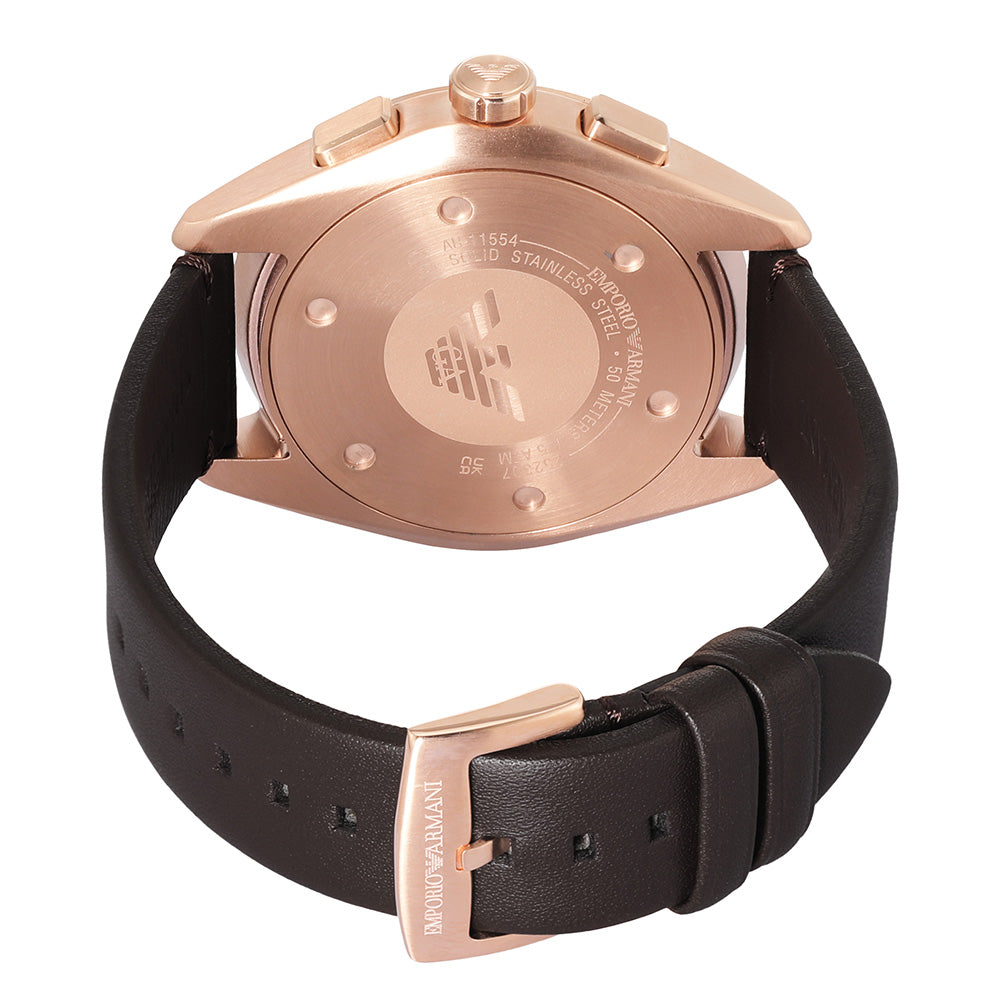 Emporio Armani AR11554 Claudio Men's Chronograph Watch - Stylish Luxury Timepiece for Business, Casual & Formal Occasions