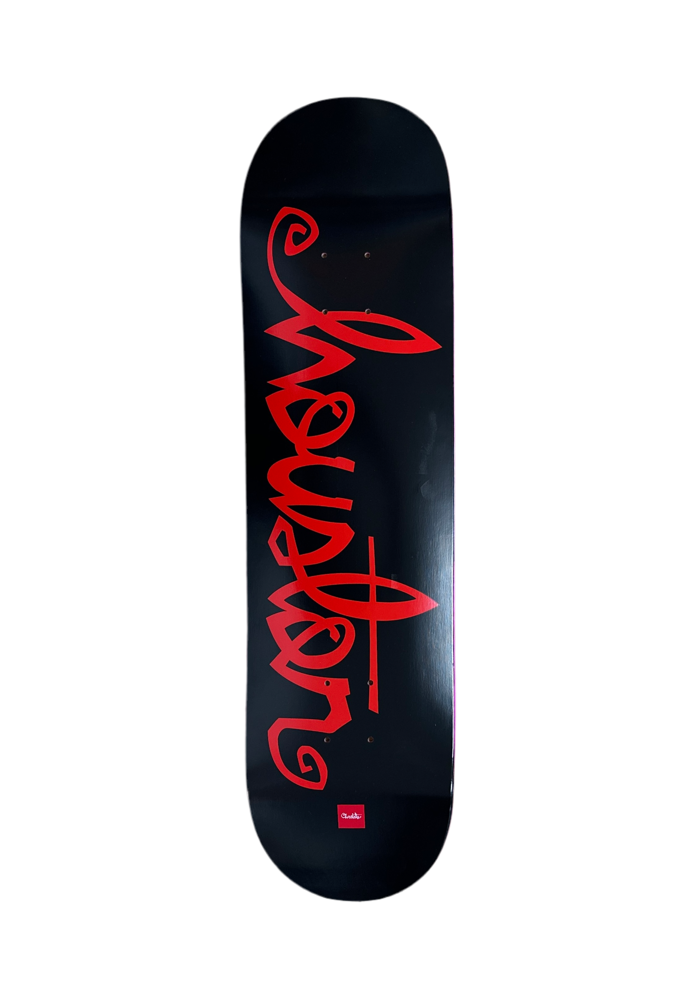 Geometric X Chocolate City Script Deck Skateboard - Houston Edition | Premium Skateboard Deck for Street & Park Riding