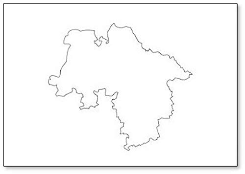 Germany Niedersachsen Hannover Map Region Classic Fridge Magnet - Perfect for Travel Souvenirs, Office Decor & Refrigerator Organization