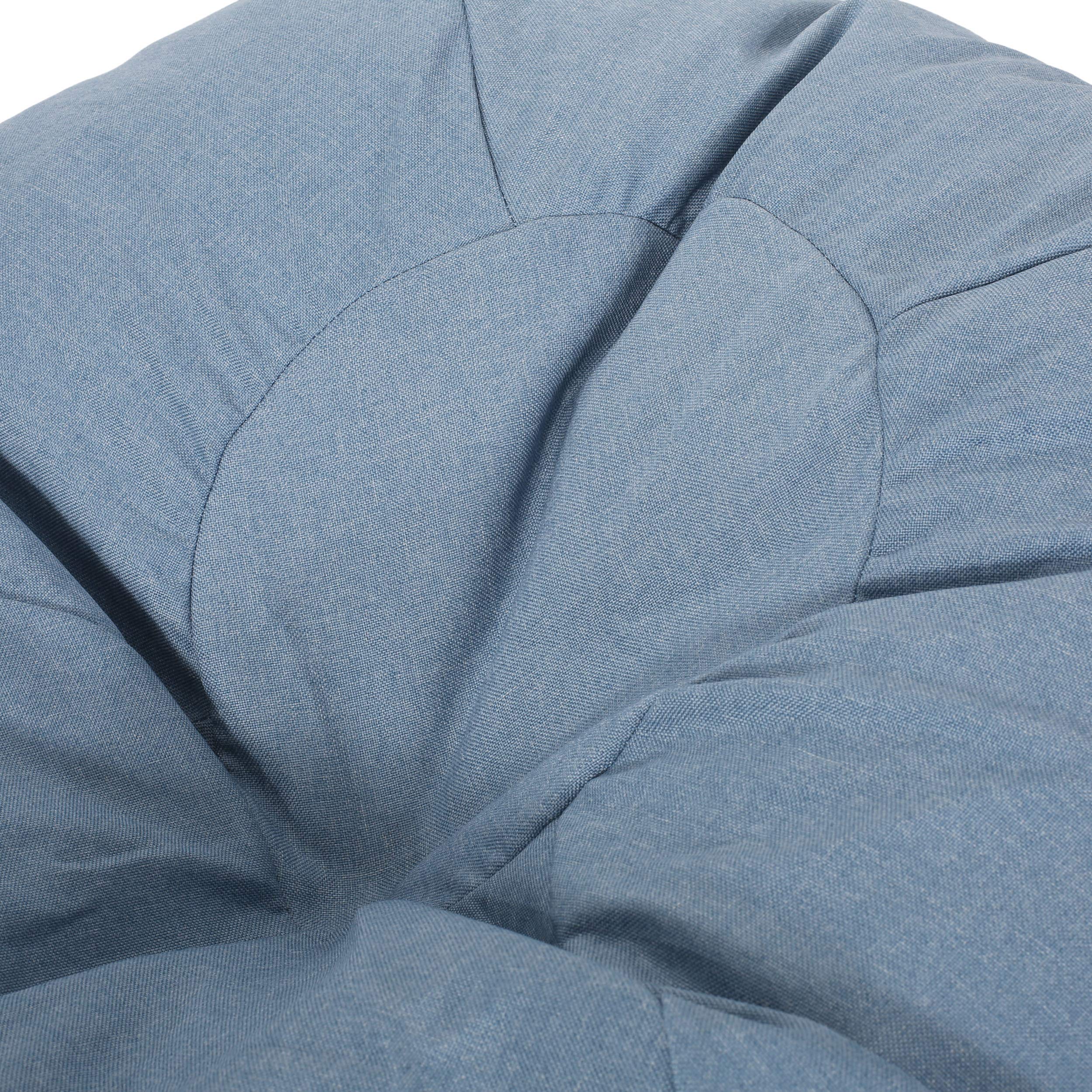 Christopher Knight Home Teal Bean Bag Chair - Ultra Soft & Comfortable for Kids, Teens & Adults - Perfect for Living Room, Bedroom, Dorm or Game Room