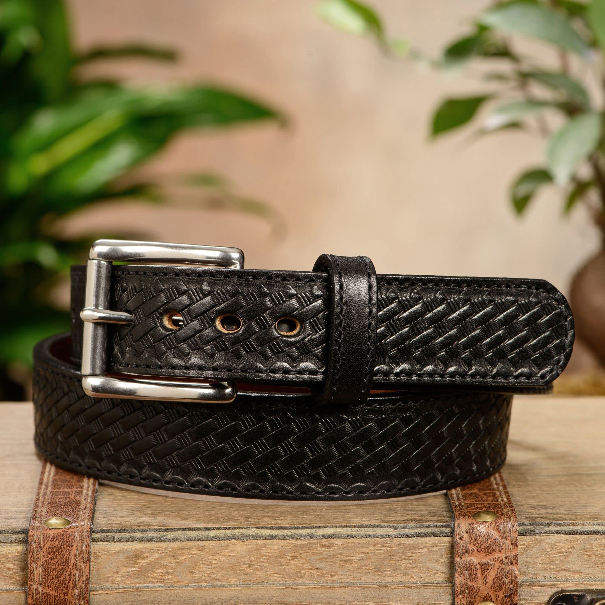 Premium Bullhide Leather Belt for Men - 1.50
