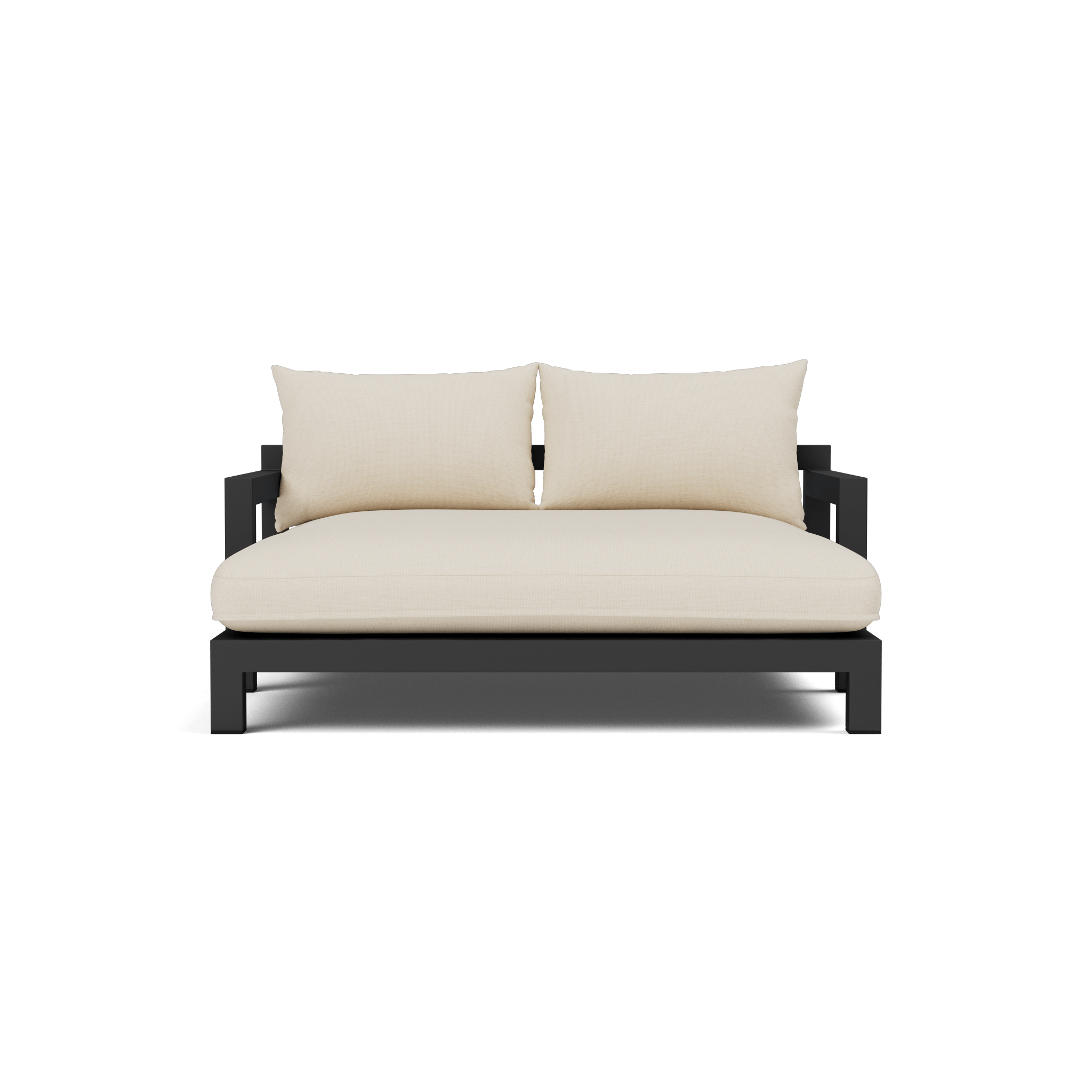 Pacific Aluminum Daybed - Lightweight & Durable Outdoor Patio Furniture for Poolside Lounging, Sunbathing, and Relaxation