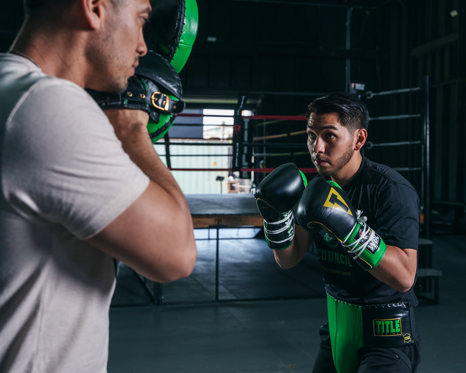 WBC by TITLE Boxing Sparring Gloves - Professional Training Gloves for Boxing, MMA & Kickboxing - Perfect for Gym Workouts & Martial Arts Training