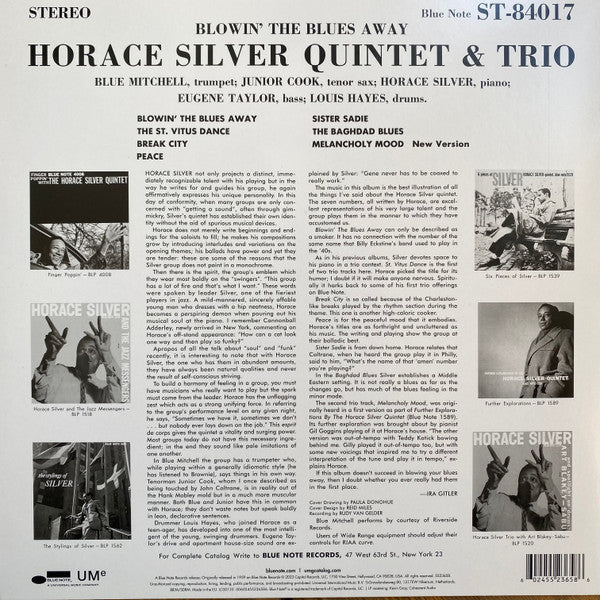 The Horace Silver Quintet & Trio - Classic Jazz Music Album for Relaxation, Study and Dinner Parties