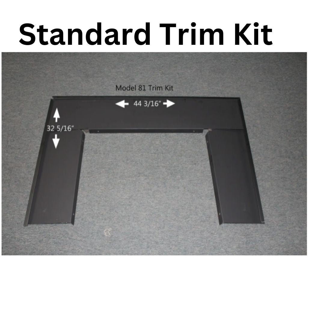 Model 81 Fireplace Insert Trim Kit - 2 Size Options for Perfect Fit | Enhance Your Home Heating & Decor