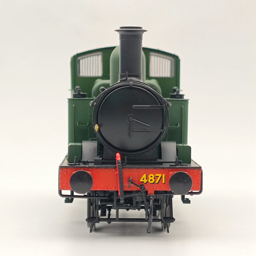 Dapol 7S-006-002 O Gauge 48xx Class GWR Shirtbutton Green 4871 21DCC Model Train Locomotive - Perfect for Railway Enthusiasts & Collectors