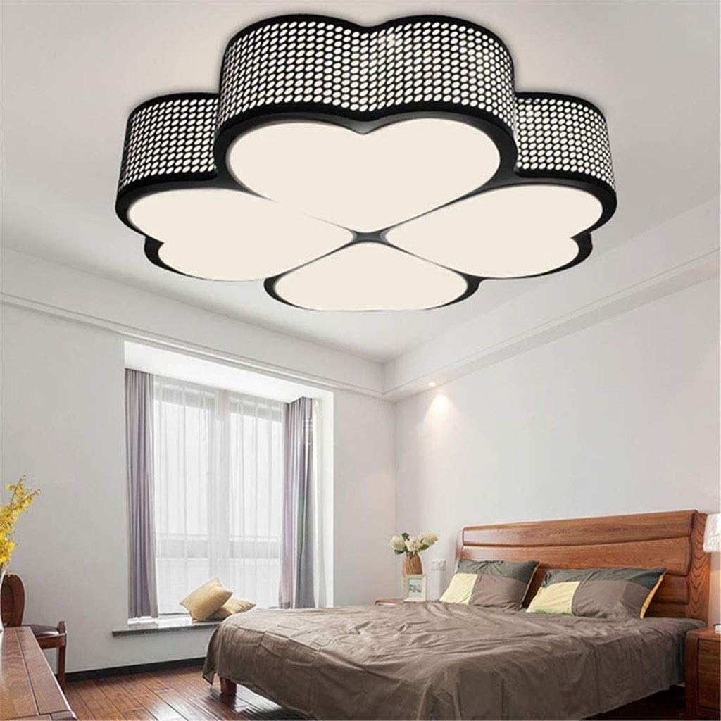 Modern LED Ceiling Light Fixture for Bedroom, Living Room, Kids Room - Dimmable Flush Mount Lighting for Home Decor & Nursery