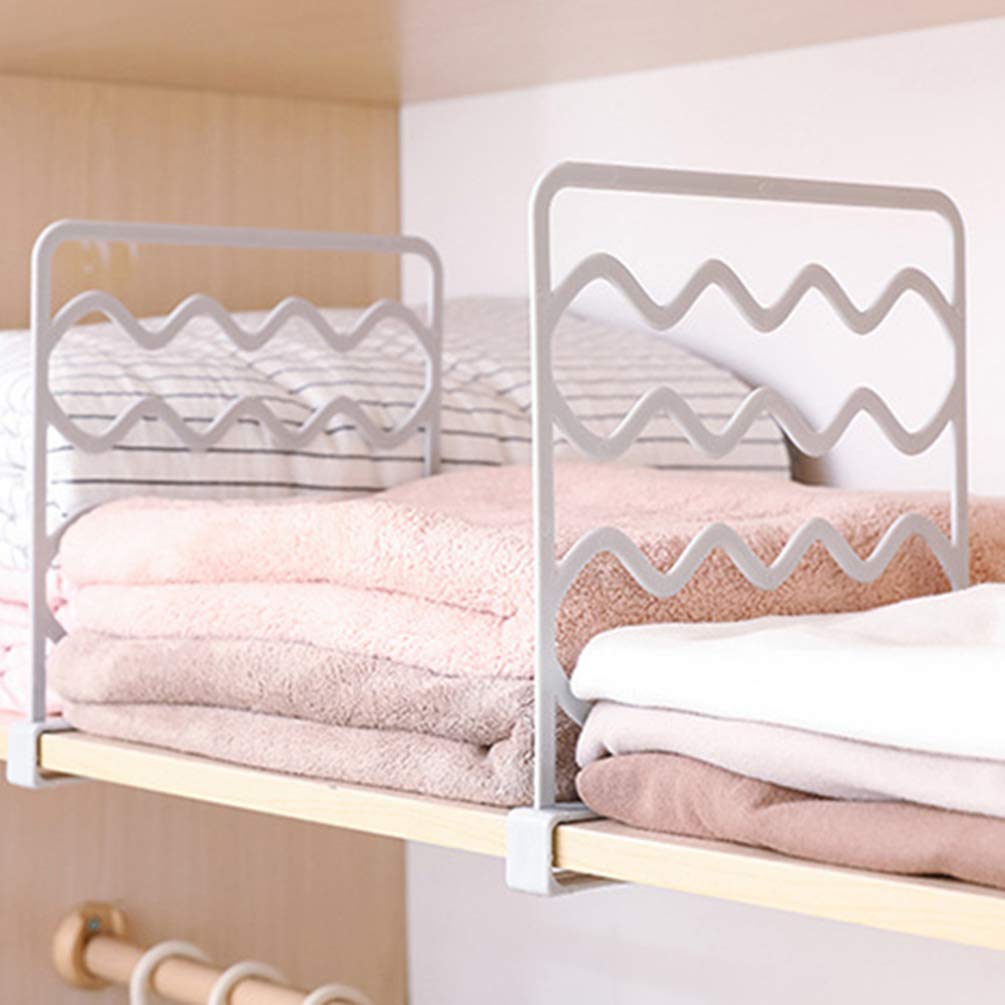 TOPBATHY 6-Piece Adjustable Kitchen Cabinet Organizer Set - Purse Hanger, Scarf Hanger, Tie Rack & Clothing Shelf for Wardrobe Storage - No Drilling Required - Perfect for Closet, Bathroom & Pantry Organization