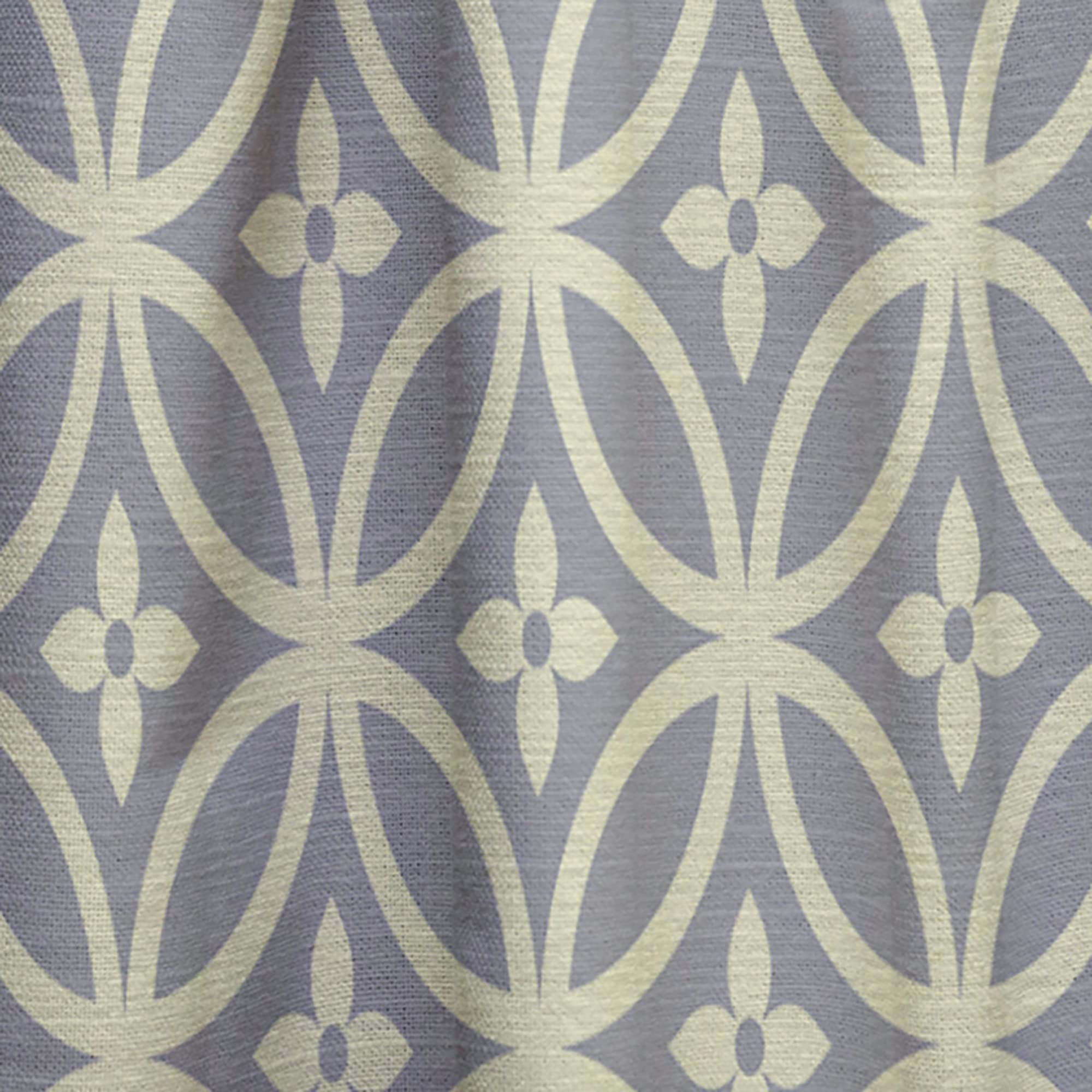 DesignQ Retro Ornamental Pattern II Thermal Insulated Curtains - Single Panel 52x90 Inches - Elegant Window Treatments for Bedroom & Living Room - Perfect for Home Decor & Energy Efficiency