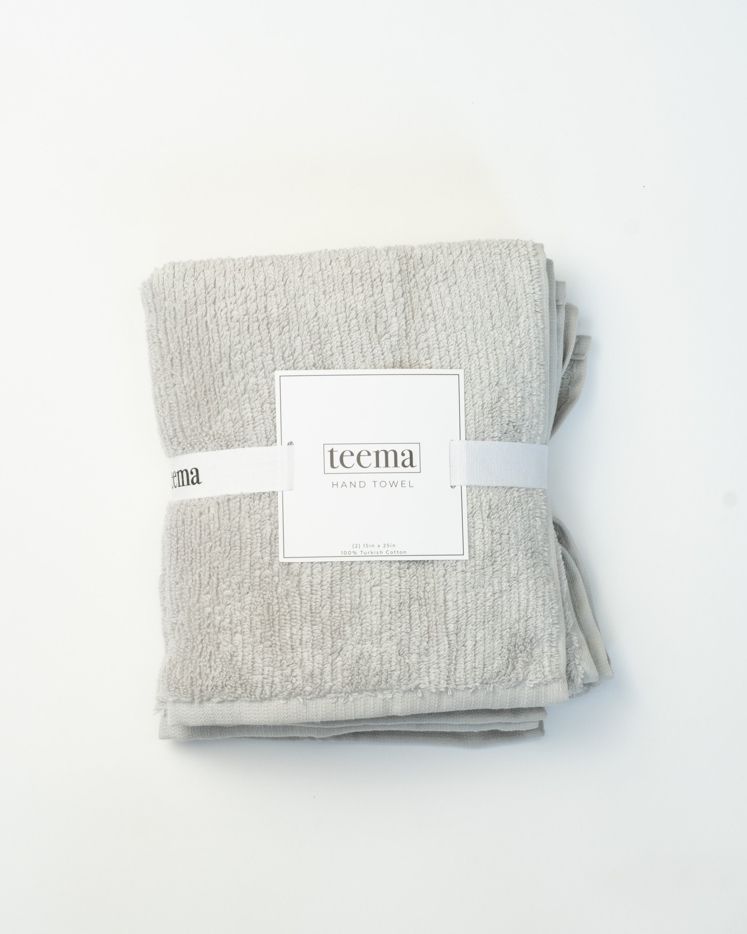 Luxury Ribbed Bath Towels - Soft, Absorbent & Quick-Drying - Stone Color - Perfect for Spa, Bathroom & Beach Use