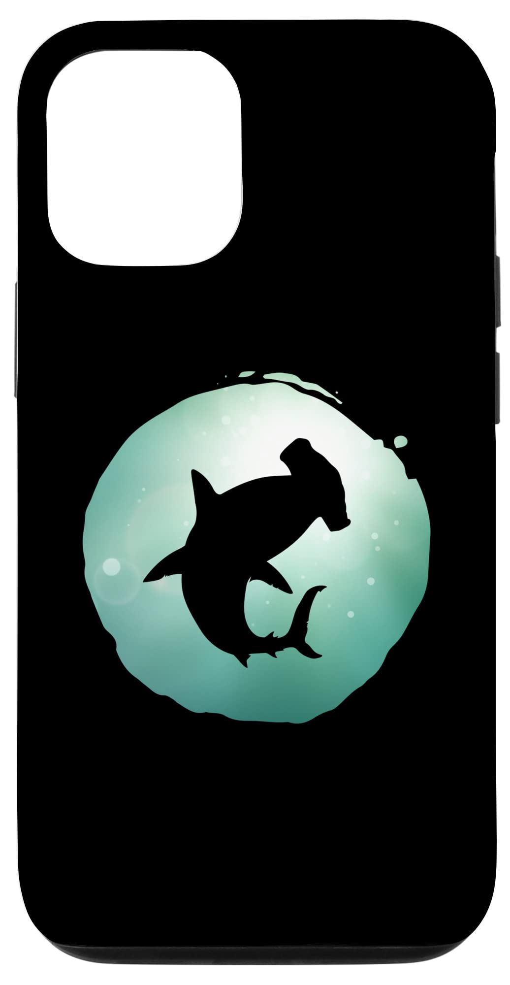 iPhone 12/12 Pro Case - Hammerhead Shark Design, Ocean Marine Life Theme, Perfect for Shark Week Lovers & Beach Vacation Accessories