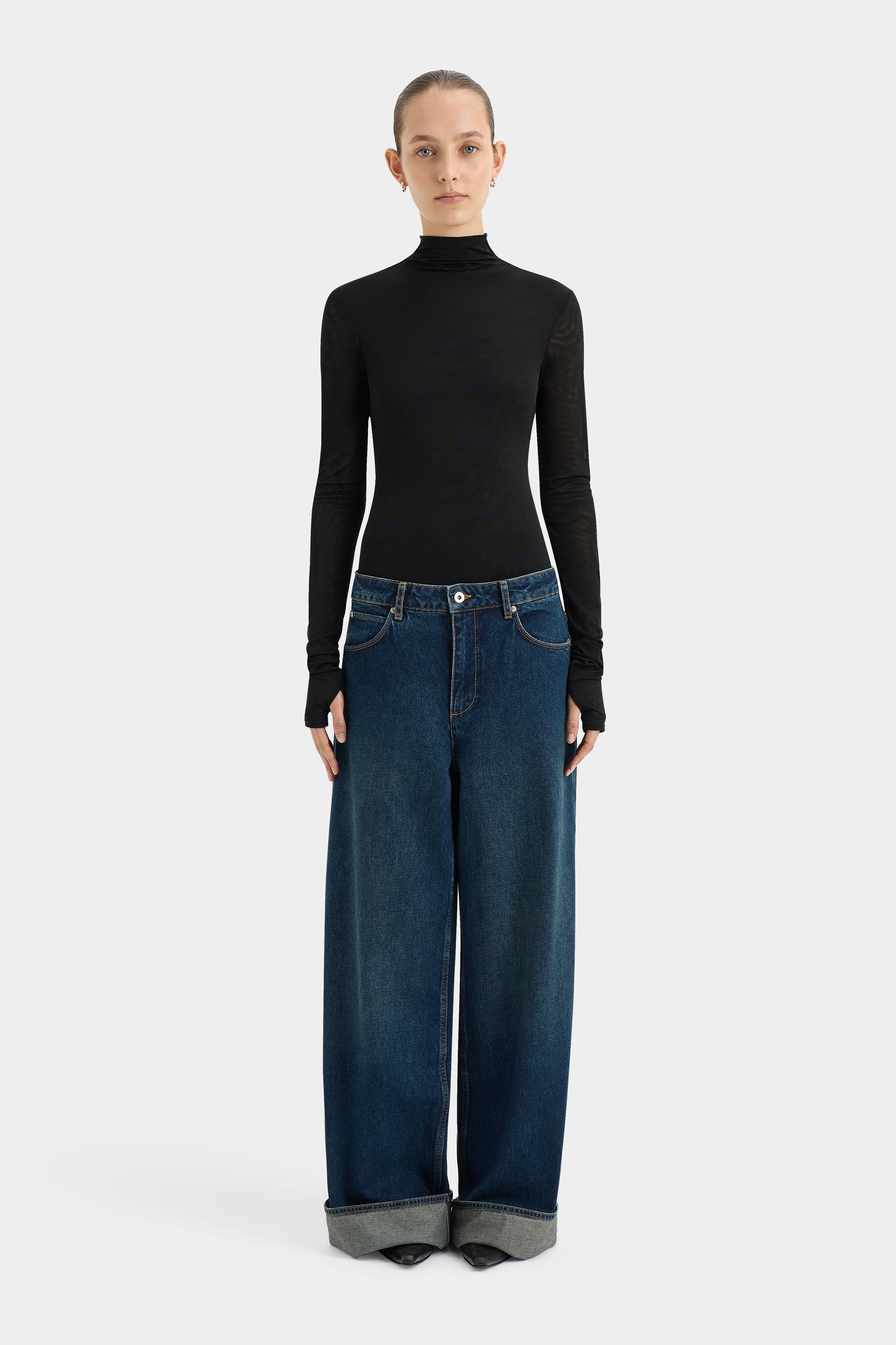 Stella Wide Leg Jeans for Women - High Waist Stretch Denim Pants - Comfortable & Trendy for Casual Outfits, Workwear & Everyday Style