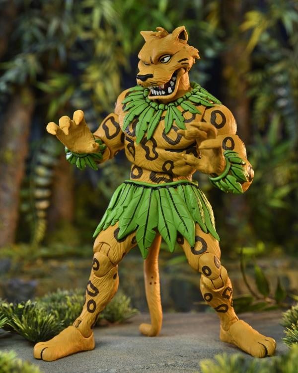 NECA Teenage Mutant Ninja Turtles Adventures Jagwar Action Figure - Collectible TMNT Toy for Fans & Display - Perfect for Play, Gifts, and Comic Book Collections