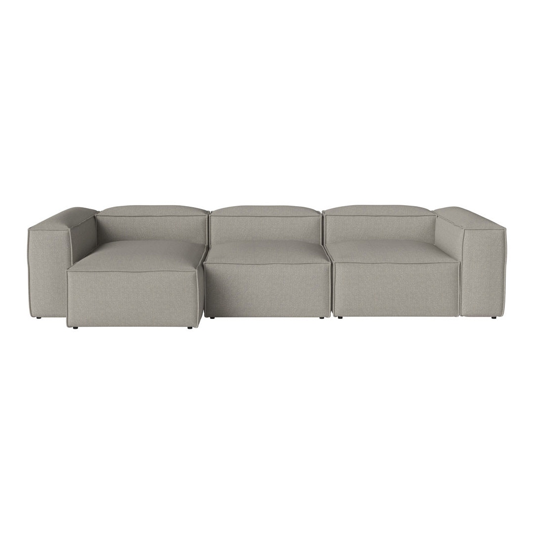 Cosima 3-Seater Sofa with Chaise Lounge - Modern L-Shaped Sectional Couch for Living Room, Apartment & Small Spaces - Soft Fabric Upholstery & Sturdy Frame - Perfect for Relaxing, Entertaining & Family Movie Nights