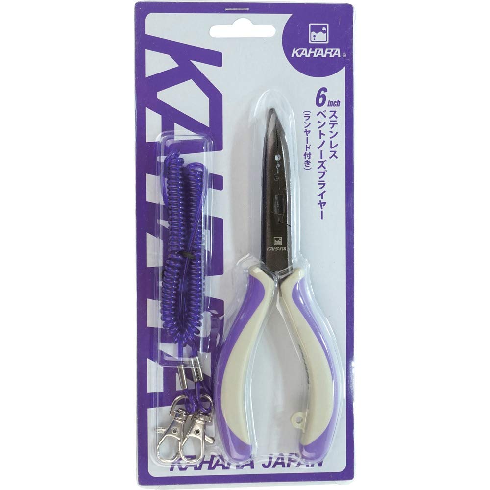 Premium Stainless Steel Bent Nose Pliers with Safety Lanyard - Professional Jewelry Making, Wire Crafting & DIY Repair Tool for Craftsmen and Hobbyists