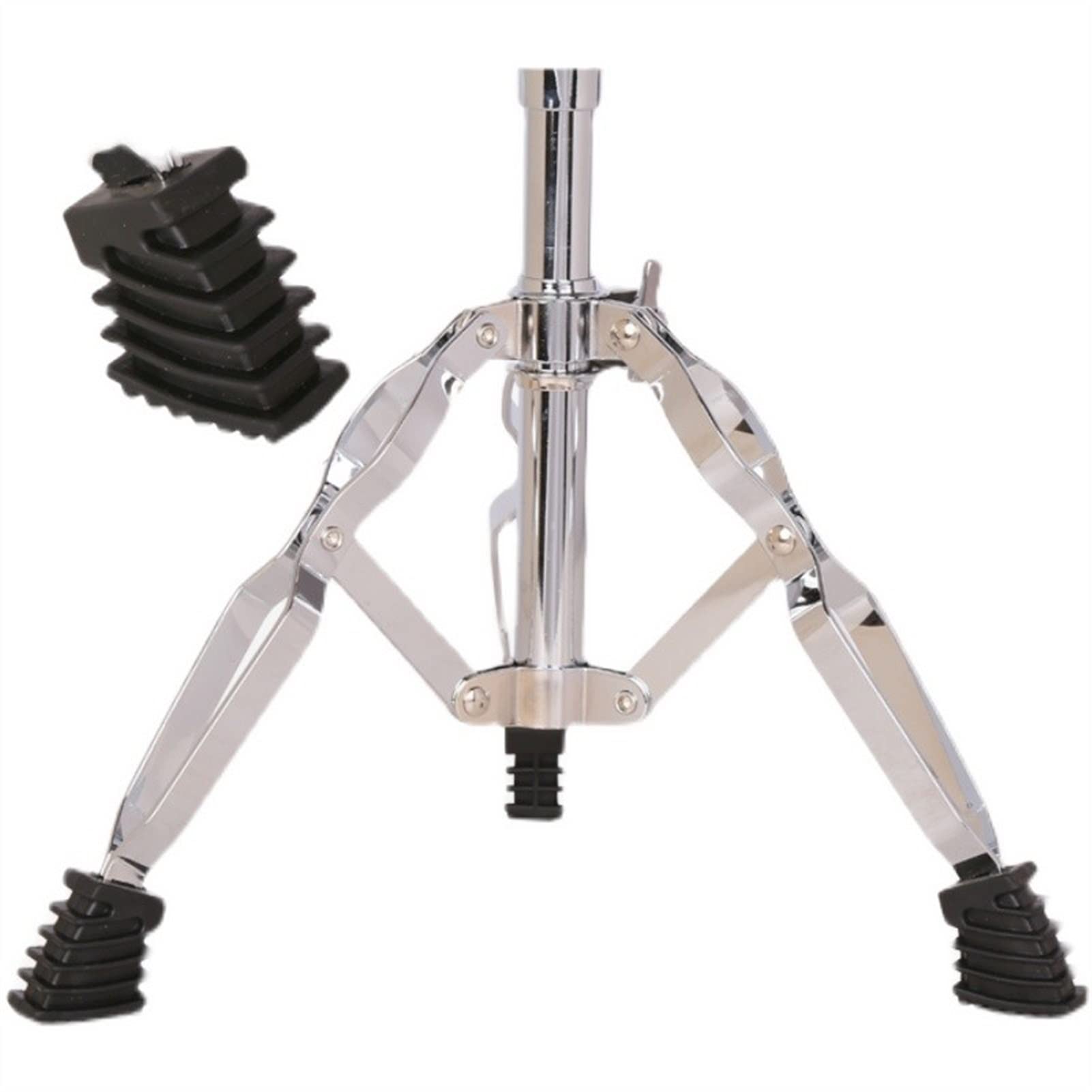 Professional Double-Leg Snare Drum Stand with Adjustable Height - Heavy Duty Drum Rack for Snare Drums - Perfect for Live Performances, Studio Recording & Drum Practice Sessions