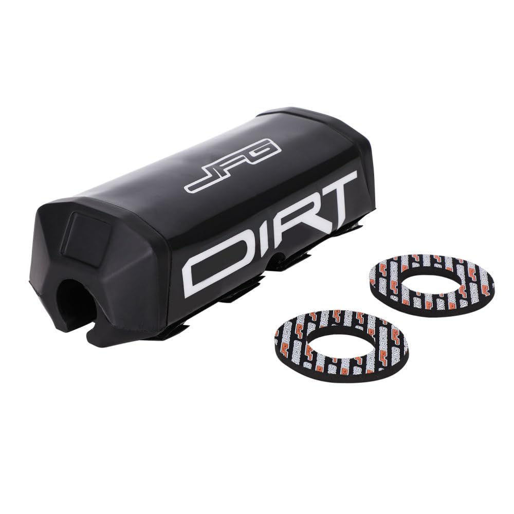 Universal Black Dirt Bike Handlebar Pad - Soft Foam Cushion for Motocross & Cross Bar Protection | Fits Most Dirt Bikes | Ideal for Off-Road Riding & Motorcycle Safety
