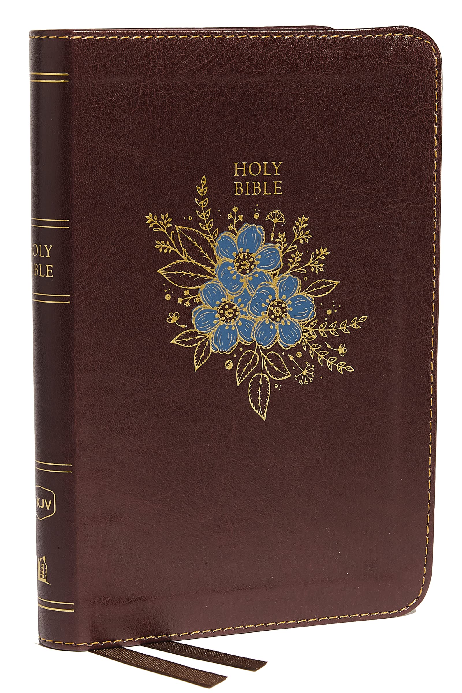 NKJV Thinline Bible Compact Leathersoft Burgundy Red Letter Comfort Print - Holy Bible New King James Version | Perfect for Travel, Church & Daily Devotional Reading