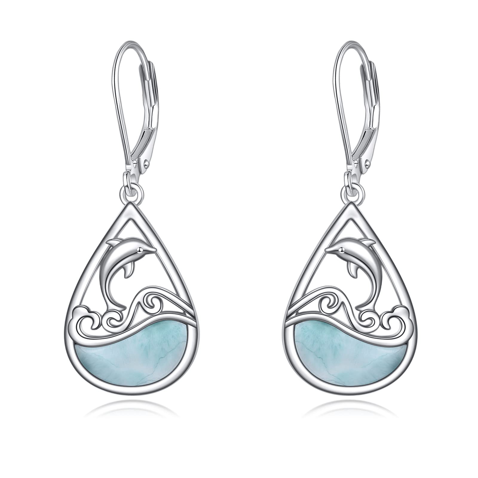 925 Sterling Silver Phoenix Hummingbird Bee Stingrays Dolphin Dangle Drop Earrings for Women - Elegant Nature-Inspired Jewelry Gift for Her, Perfect for Parties, Weddings & Everyday Wear