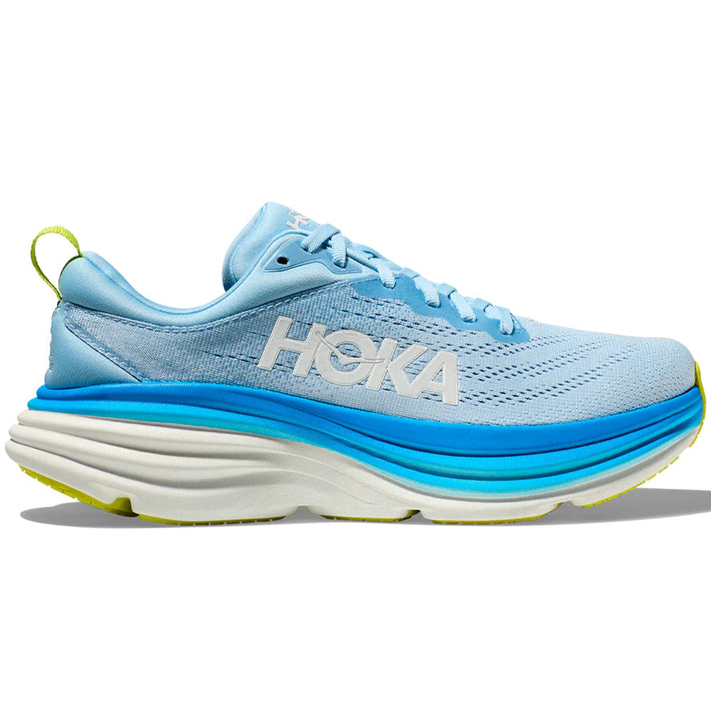 HOKA ONE ONE Bondi 8 Running Shoes for Men - Premium Cushioned Sneakers for Long Distance Running, Walking & Everyday Comfort