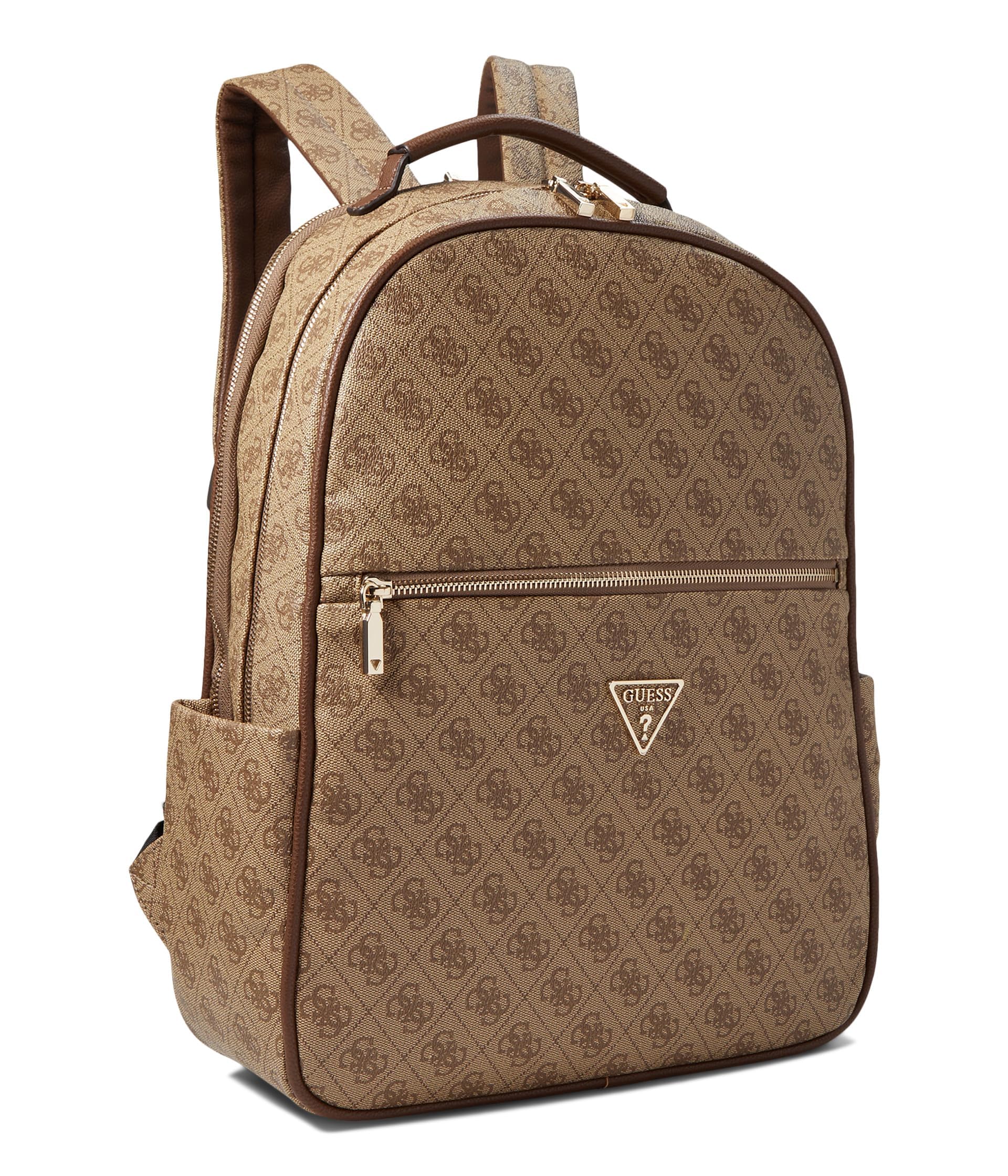 GUESS Power Play Tech Backpack for Men & Women - Stylish Laptop Bag for Work, School & Travel - Durable Water-Resistant Daypack with USB Charging Port