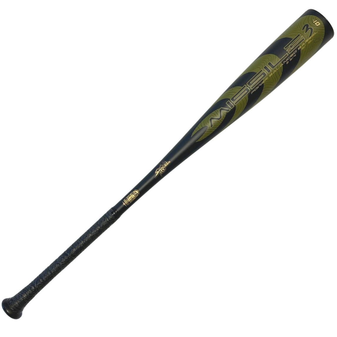 Stinger Missile 3 USSSA Certified Baseball Bat - 8 Inch Barrel for Youth & Adult Players - Perfect for League Games, Practice & Home Run Training