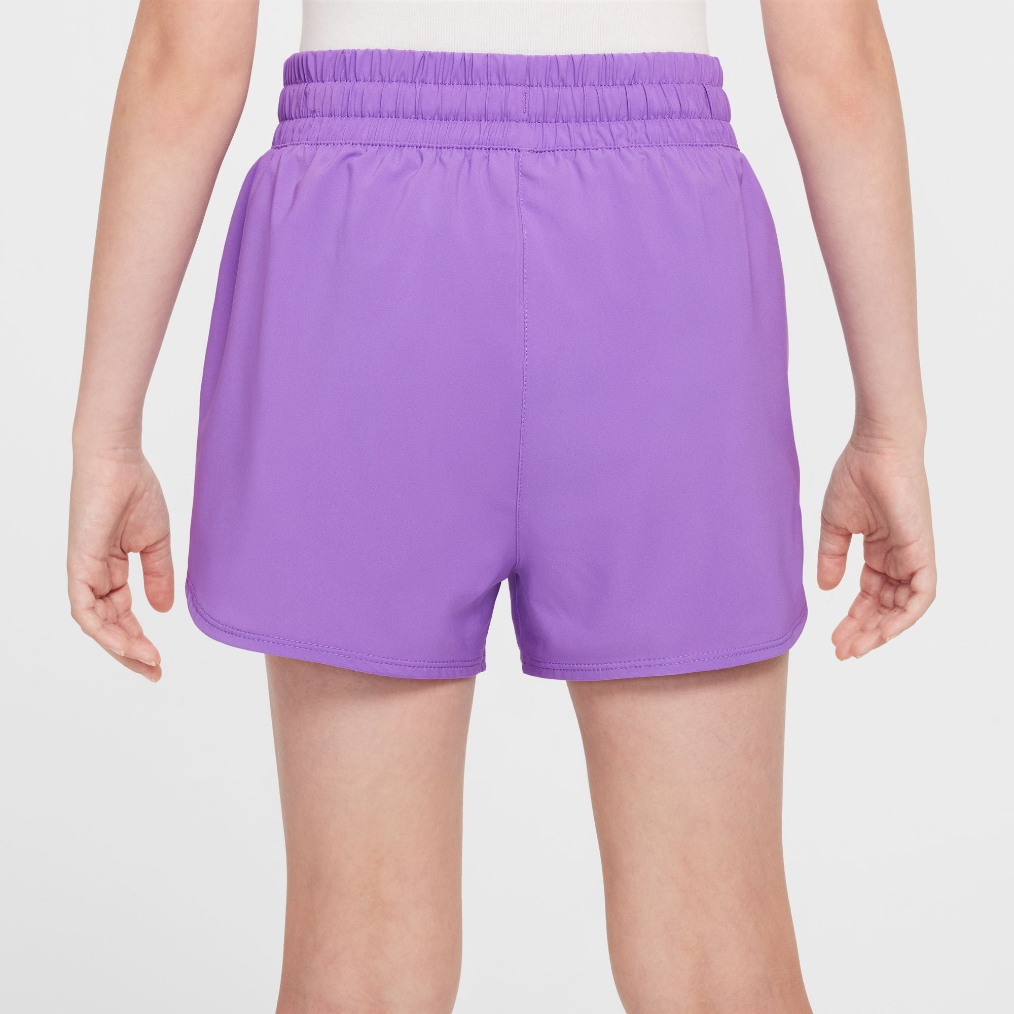 Nike Girls' Dri-FIT High Waisted Woven Shorts - Moisture-Wicking Athletic Shorts for Running, Yoga & Gym Workouts