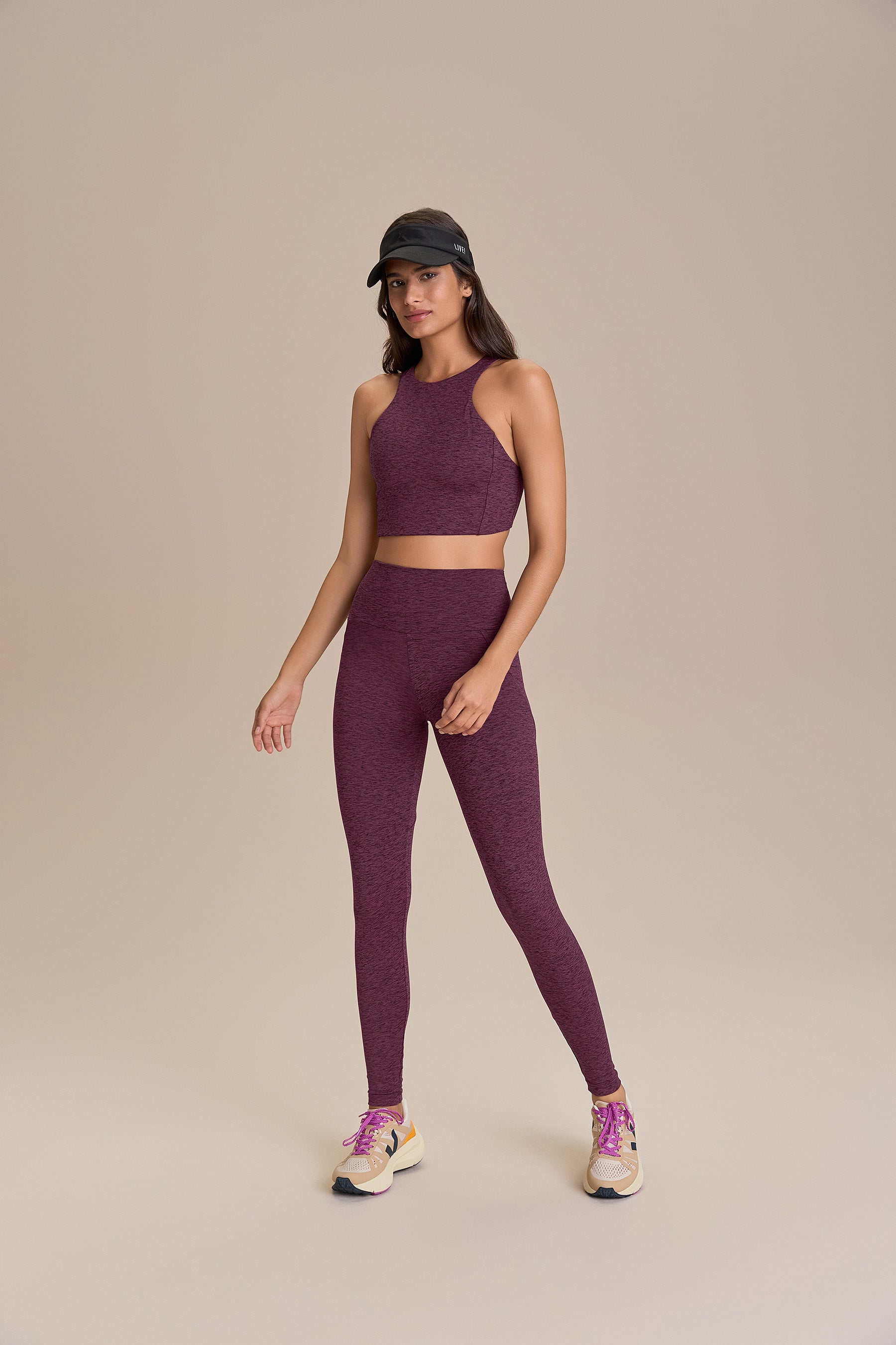 High Support Halter Groove Sports Bra for Women - Comfortable Workout Top for Running, Yoga & Gym - Breathable & Moisture-Wicking Activewear