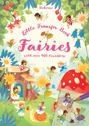 Little Transfer Book Fairies Activity Book - 400+ Reusable Stickers, Softcover for Kids | Perfect for Travel, Gifts & Creative Play