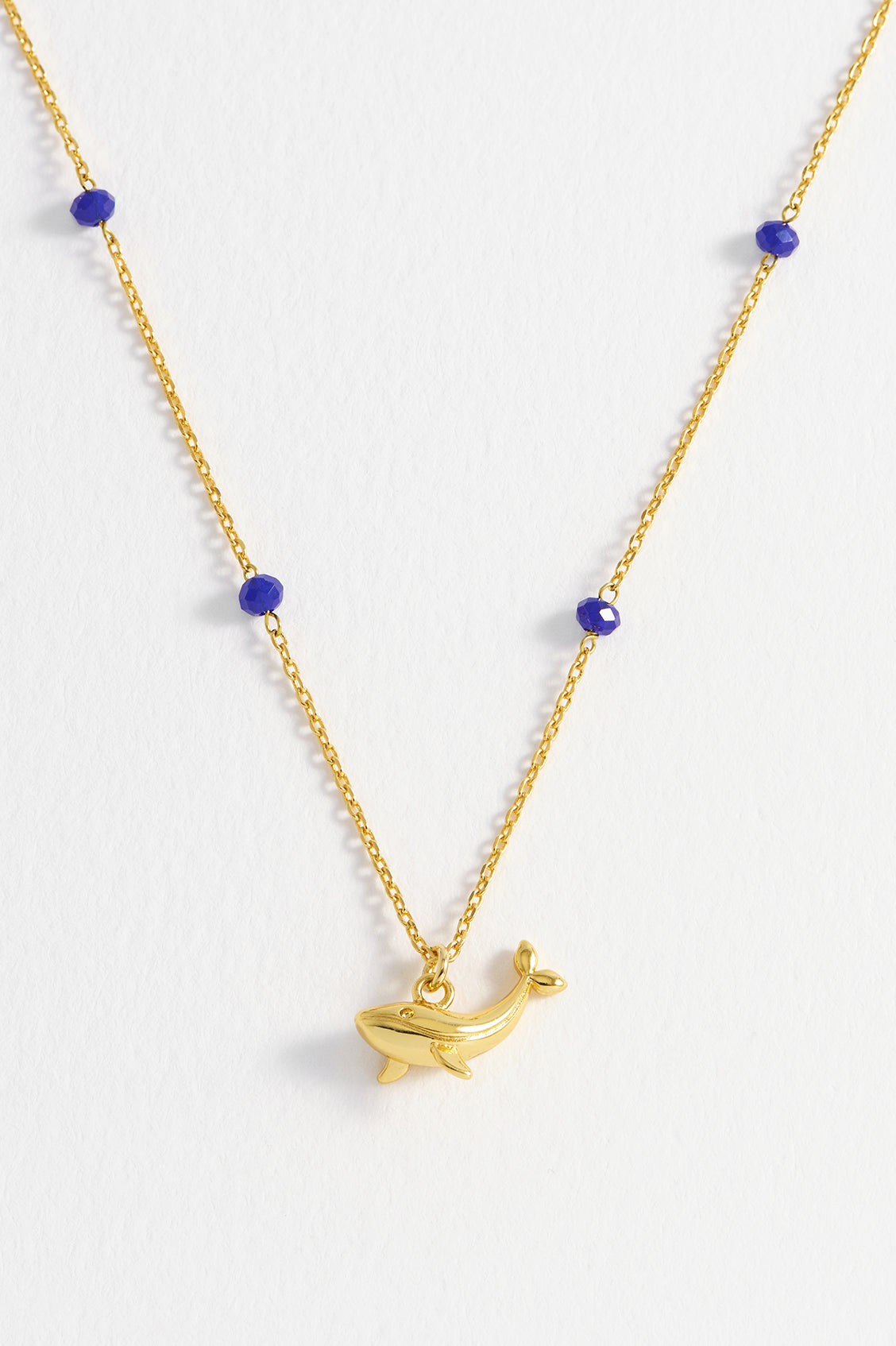 Blue Whale Pendant Necklace for Women - Sterling Silver Ocean Animal Jewelry Gift for Her - Perfect for Beach Vacations & Marine Life Lovers