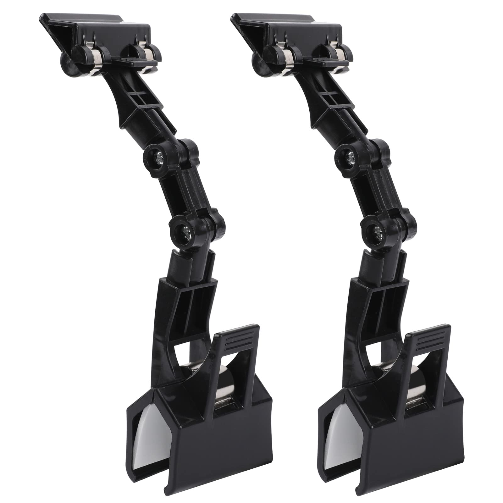 2 Pack Adjustable Document Holder for Typing - Foldable Rotatable Paper Copy Clip, Flexible Artist Supplies Holder for Computer Monitor & Canvas - Perfect for Office, Home & Studio Workspaces
