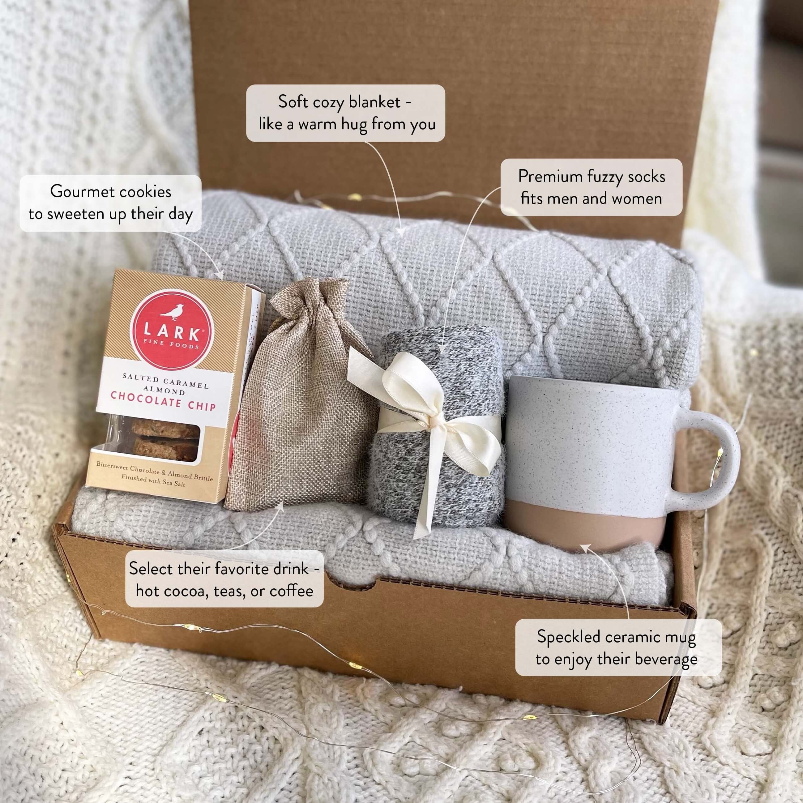 Thoughtful Care Package with Cozy Blanket - Perfect Gift for Comfort & Support | Ideal for Hospital, College, Military & Long-Distance Relationships