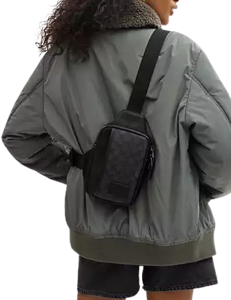 Coach Edge L Pack In Signature Canvas - Stylish Crossbody Bag for Women, Durable & Water-Resistant - Perfect for Travel, Work & Everyday Use