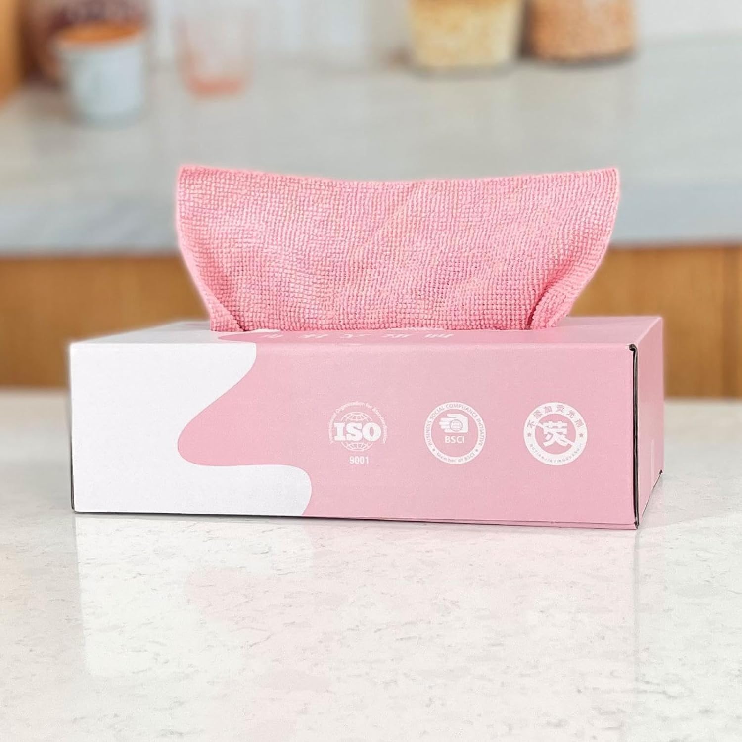 Premium Microfiber Cleaning Cloths 20-Pack | Super Absorbent, Lint-Free Kitchen Towels & Dish Rags for Spotless Cleaning | Ideal for Kitchen Surfaces, Glass Windows, Car Detailing & Household Chores