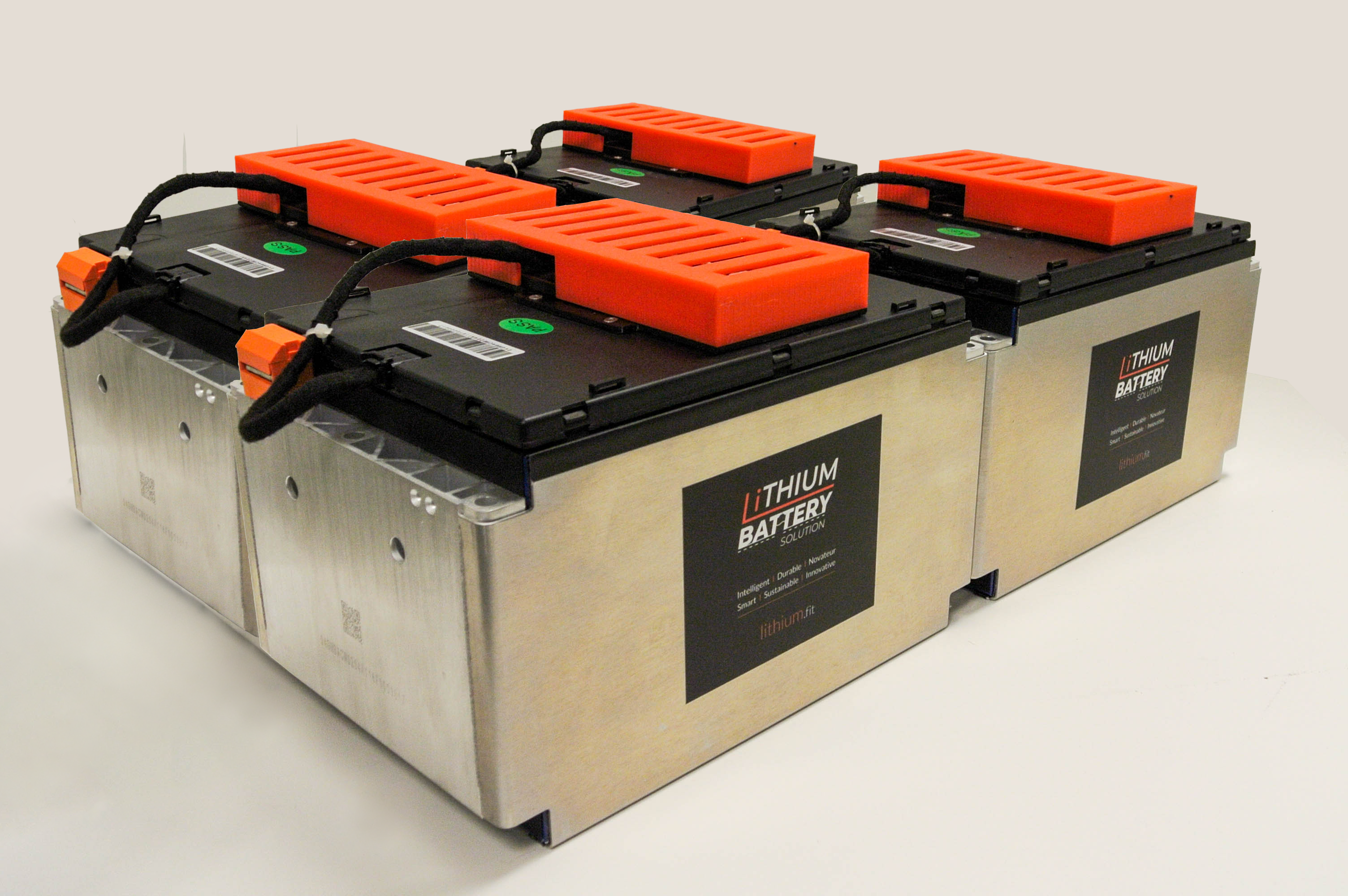 4X LBS 200 LiFePO4 Lithium Battery - Commercial & Industrial Grade Lithium Ion Battery with External BMS | Reliable Power Solution for Solar Energy Storage, Marine Applications, and Off-Grid Systems