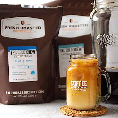 Fresh Roasted Medium Roast Coffee Beans - 2 lb Coarse Grind for Cold Brew - Kosher Certified - Perfect for Iced Coffee & Home Brewing