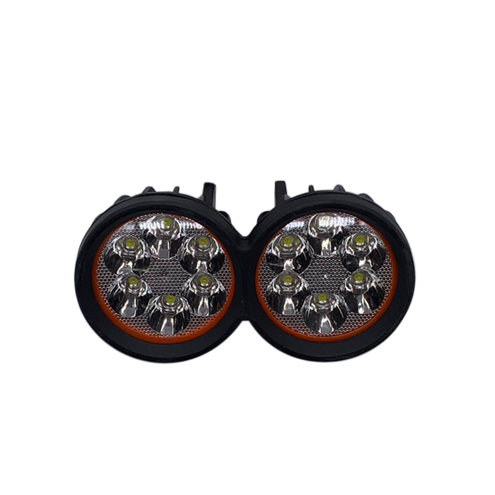 Wolf GT Front Headlight with Short Cable - High Performance LED Motorcycle Headlamp for Night Riding & Off-Road Adventures