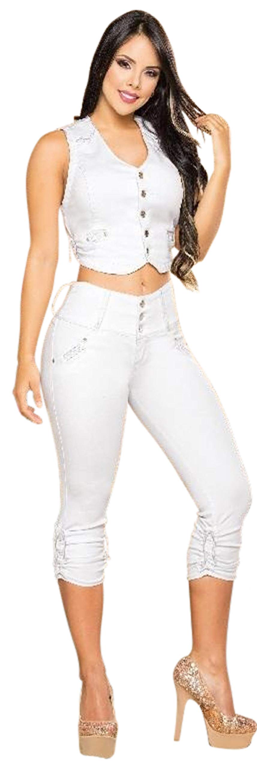 Colombian Butt Lifting Set - White Shapewear for Women | Waist Trainer & Booty Enhancer | Perfect for Gym, Workout & Everyday Wear